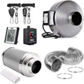 Greenhaus Gardening 8-Inch Air Circulation Kit with Speed Controller