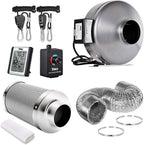 Greenhaus Gardening 8-Inch Air Circulation Kit with Speed Controller