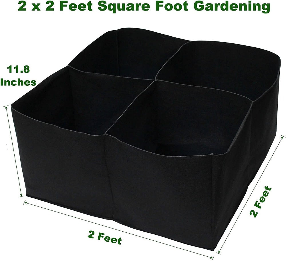 Greenhaus Gardening Breathable Non-Woven Raised Bed for Small Spaces