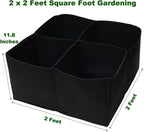 Greenhaus Gardening Breathable Non-Woven Raised Bed for Small Spaces