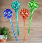 Greenhaus Gardening Decorative Glass Watering Globes for Office and Garden Plants