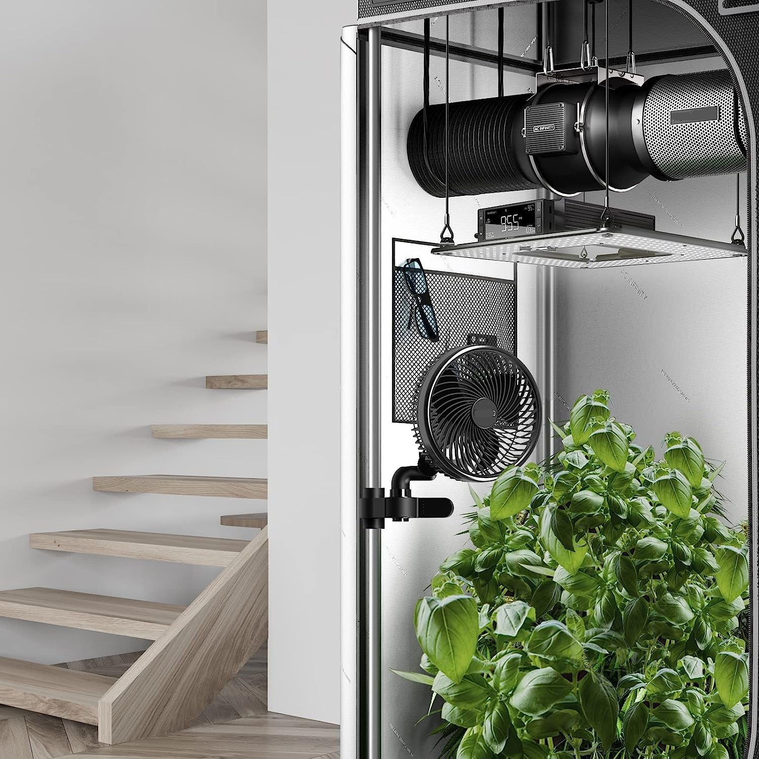 Greenhaus Gardening Clip Fan for Grow Tent Air Circulation