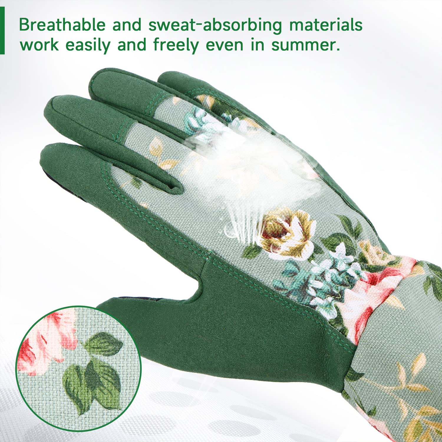 Greenhaus Gardening Long Gardening Gloves for Women with Extended Arm Protection