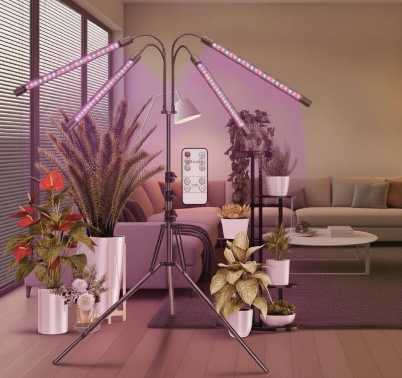 Greenhaus Gardening Full Spectrum Grow Light with Adjustable Tripod Stand