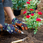 Greenhaus Gardening Women's Leather Gardening Gloves for Planting, Pruning & Weeding