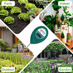 Greenhaus Gardening Instant Soil Moisture Meter with 304 Stainless Steel Probe for Indoor & Outdoor Plants