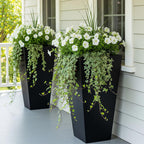 Greenhaus Gardening UV-Resistant Outdoor Plant Pots 2-Pack