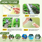 Greenhaus Gardening 7-in-1 Digital Soil Moisture Meter with pH, EC, TDS, Temperature & Light Tester