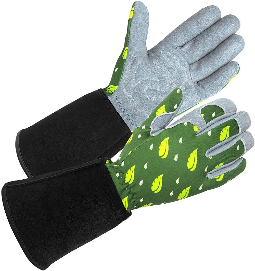 Greenhaus Gardening Multi-Purpose Leather Gardening Gloves