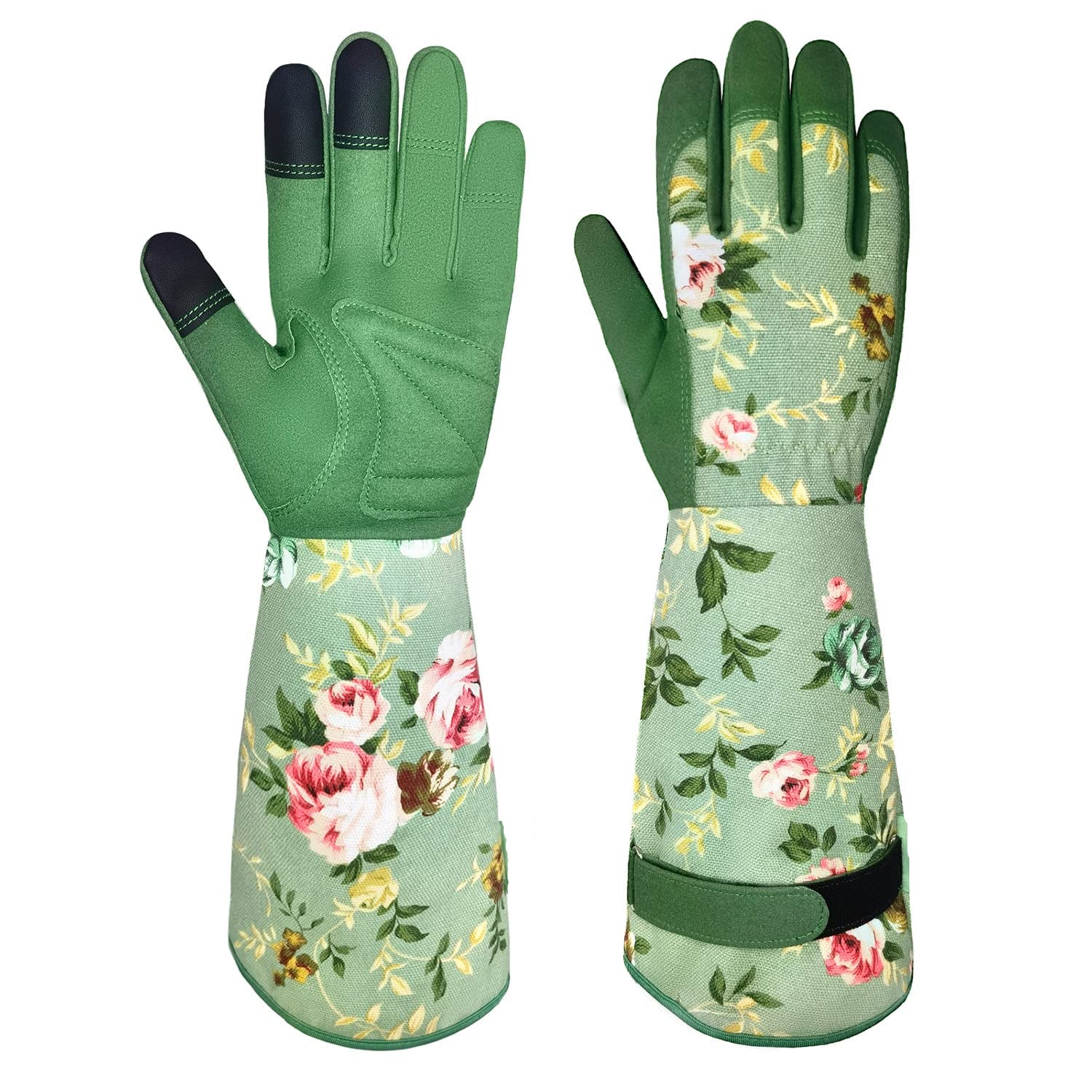 Greenhaus Gardening Long Gardening Gloves for Women with Extended Arm Protection
