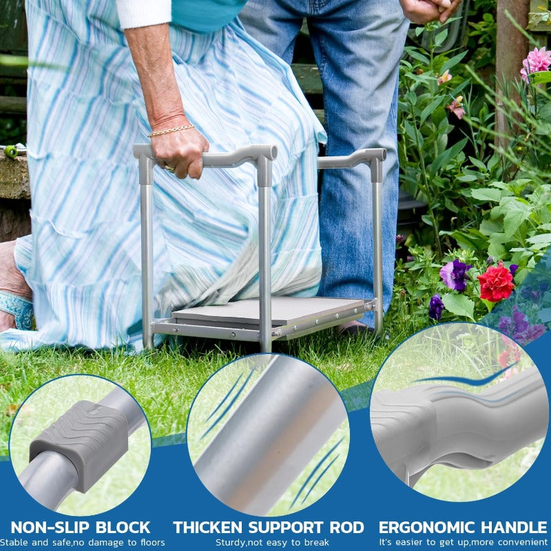 GreenHaus Gardening Multi-Function Garden Seat for Planting & Weeding