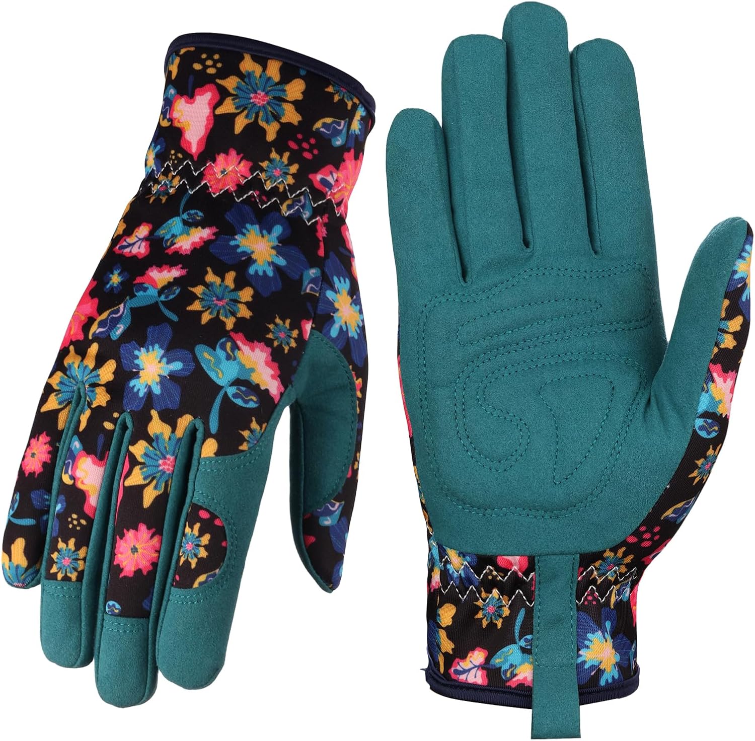Greenhaus Gardening Women's Leather Gardening Gloves for Planting, Pruning & Weeding