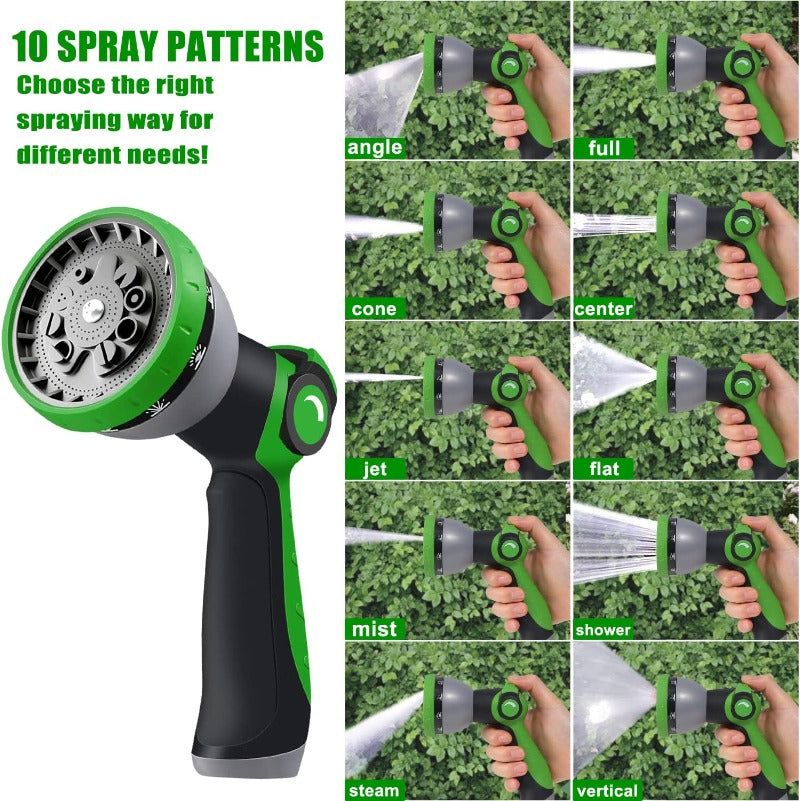 Greenhaus Gardening Heavy-Duty Garden Hose with 3/4 Inch Aluminum Fittings