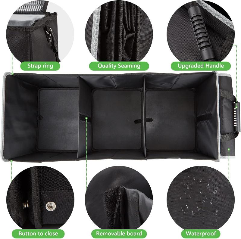 Greenhaus Gardening Car Trunk Organizer with Cooler Bag