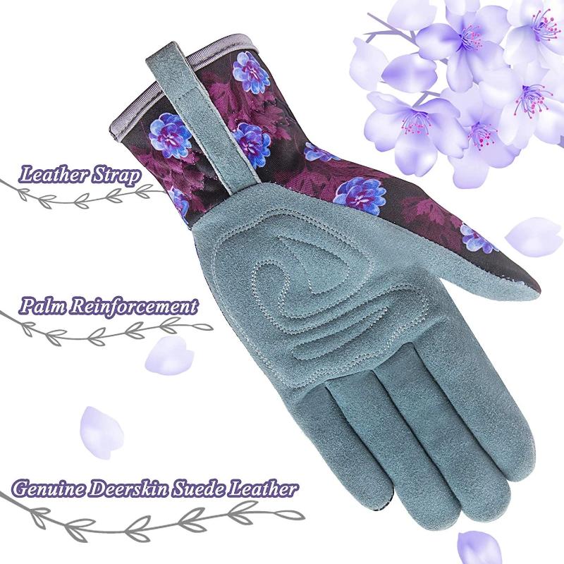 Greenhaus Gardening Multi-Purpose Leather Gardening Gloves