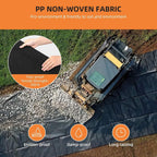 Greenhaus Gardening Landscape Fabric for Gardens, Driveways and Construction