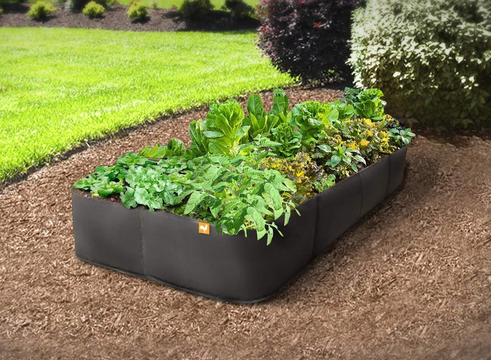 Greenhaus Gardening Breathable Fabric Raised Bed for Fruits Herbs and Plants