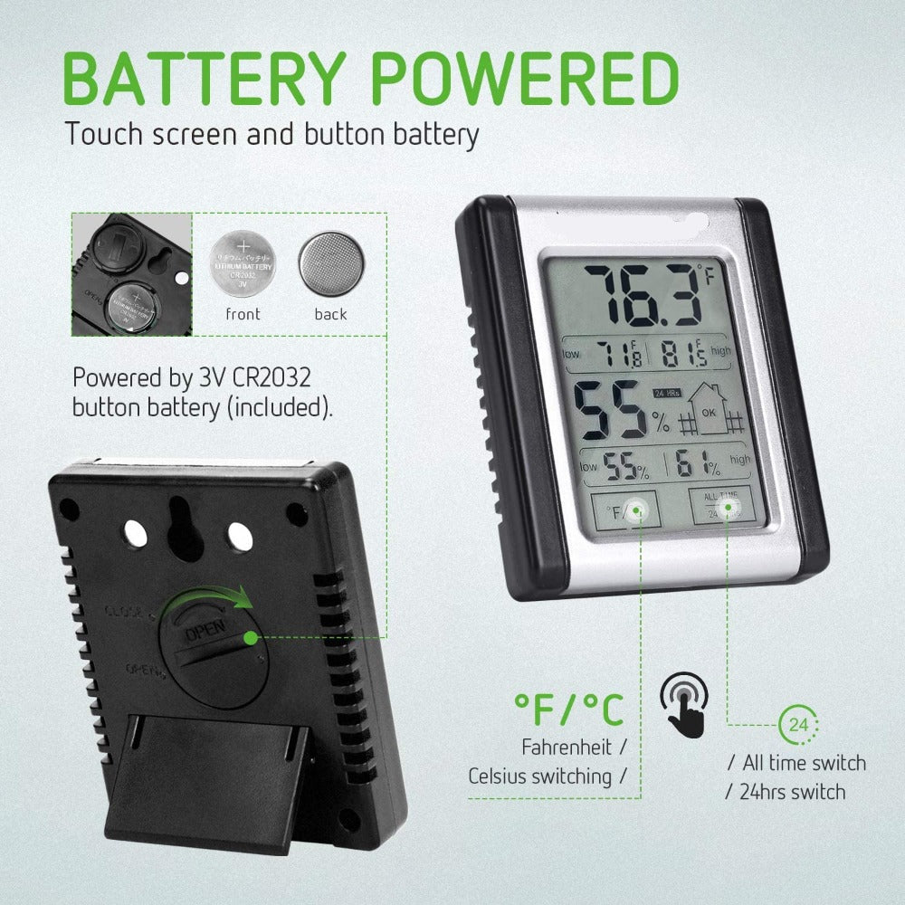 Greenhaus Gardening 8-Inch Air Circulation Kit with Speed Controller