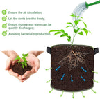 Greenhaus Gardening Premium Fabric Grow Pots 10-Pack for Vegetables