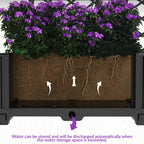 Greenhaus Gardening 3-Pack Modular Planter Boxes with Trellis