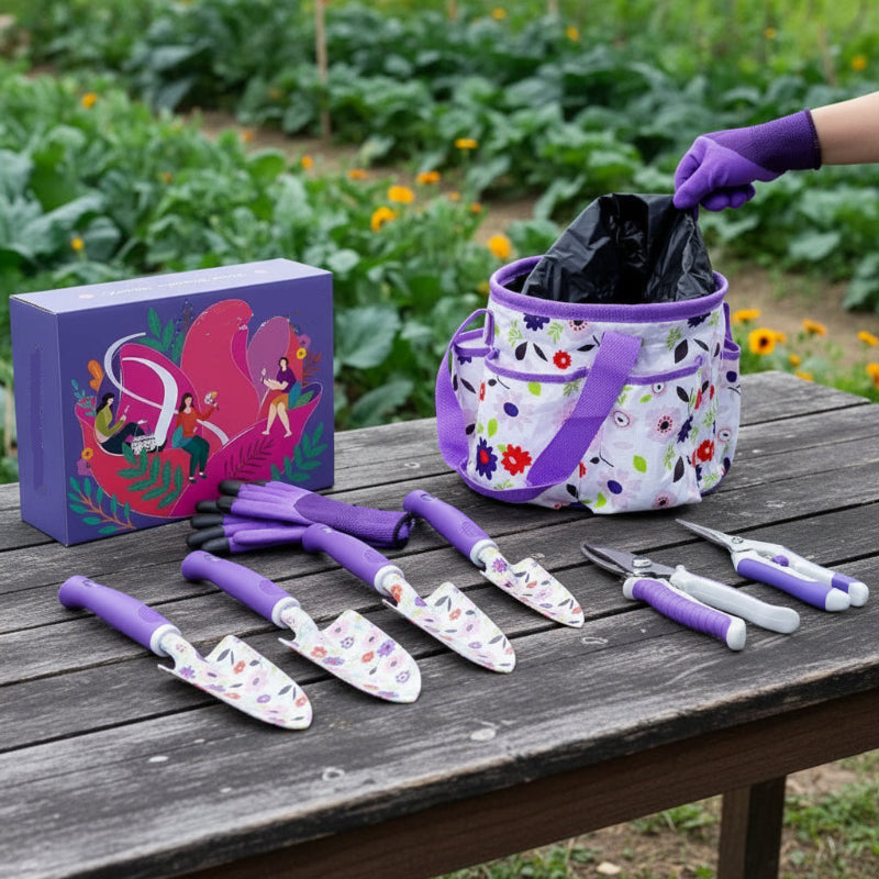 Greenhaus Gardening 11-Piece Floral Gardening Kit for Plant Care