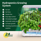 Greenhaus Gardening 14-Pod Hydroponic Herb Garden with Smart WiFi Features