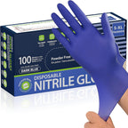 Greenhaus Gardening Disposable Nitrile Gloves for Cooking, Cleaning & Food Prep, 100 Count