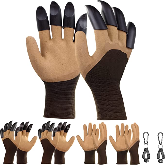 Greenhaus Gardening Gardening Gloves with ABS Plastic Claws