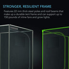 Greenhaus Gardening 48" x 24" Grow Tent with Reflective Mylar Interior