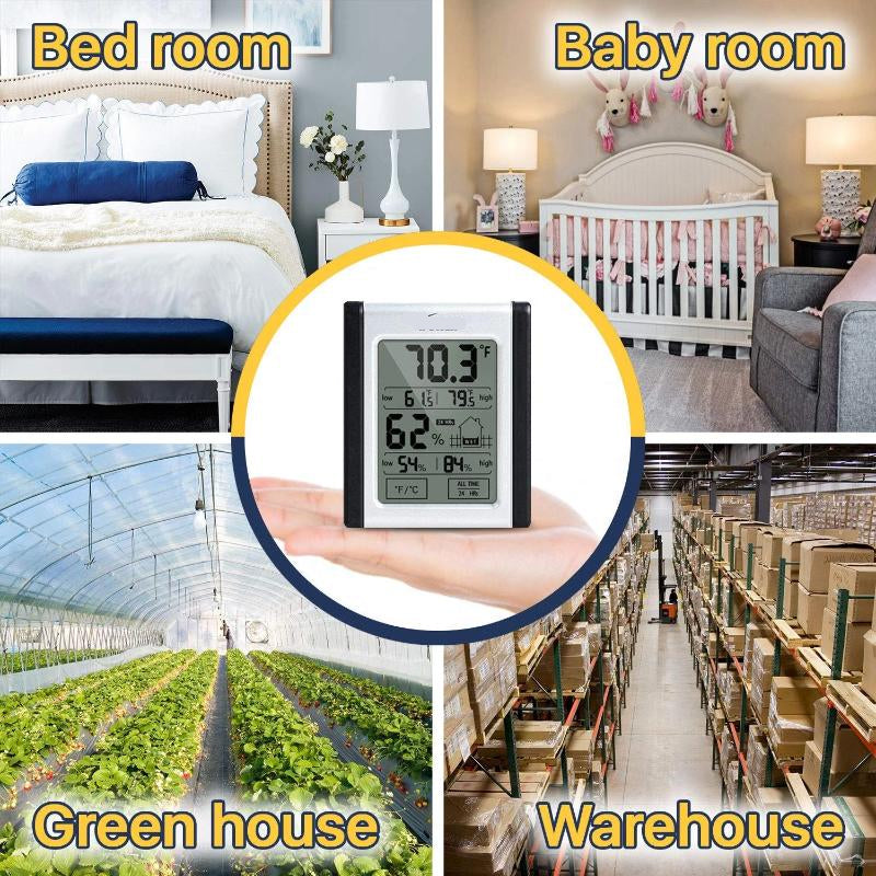 Greenhaus Gardening Humidity Monitor for Grow Tents and Indoor Rooms