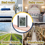 Greenhaus Gardening Humidity Monitor for Grow Tents and Indoor Rooms