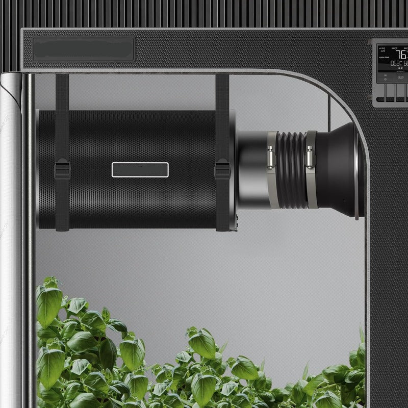 Greenhaus Gardening Refillable Carbon Filter Kit for Grow Tent Ventilation