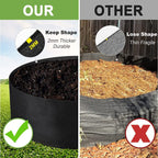 Greenhaus Gardening Breathable Non-Woven Raised Bed for Small Spaces
