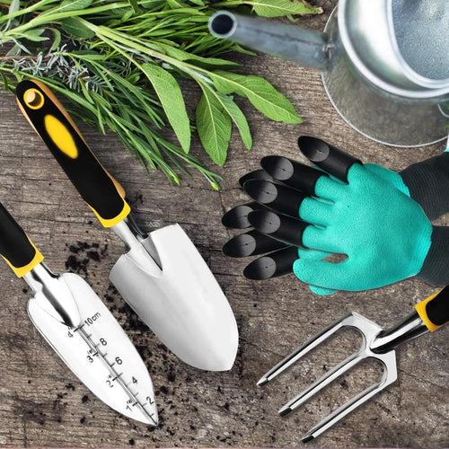 GreenHaus Gardening 4-Piece Gardening Tool Set