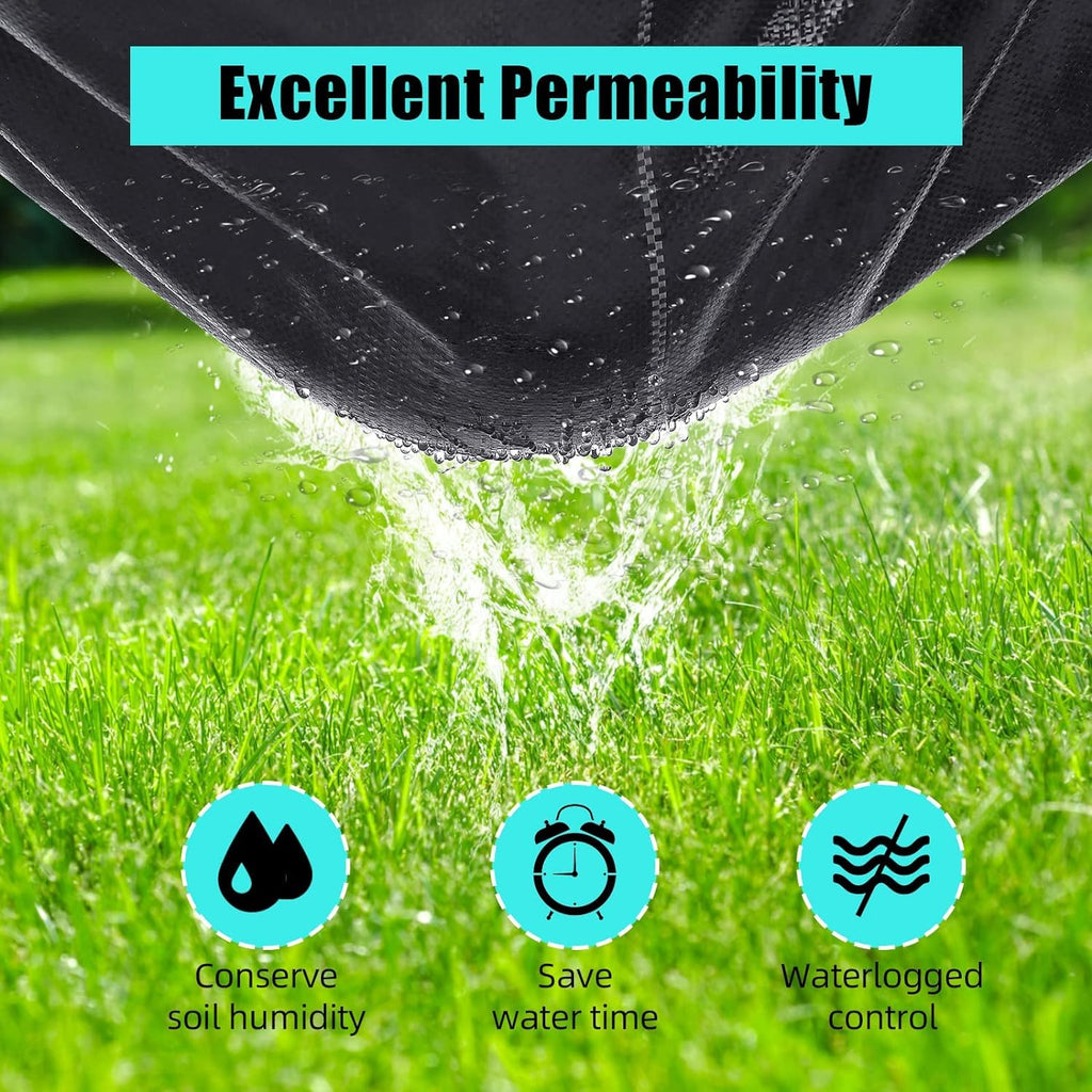 Greenhaus Gardening 6.5 ft × 330 ft Heavy Duty Weed Barrier Fabric