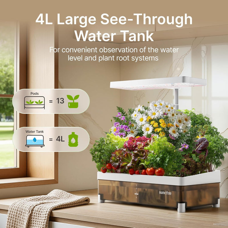 Greenhaus Gardening Indoor Growing System with Adjustable Plant Light