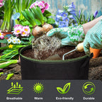 Greenhaus Gardening Reinforced Fabric Grow Bags for Vegetables and Flowers