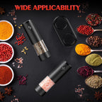 Greenhaus Gardening One-Touch Salt and Pepper Grinder Set