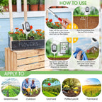Greenhaus Gardening 4-in-1 Digital Soil Tester with LCD Display, pH, Moisture, Temperature & Light Meter