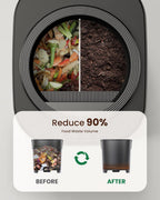 Greenhaus Gardening 4L Countertop Food Waste Composter