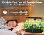 Hydroponics Growing System Kit | Indoor Garden with LED Grow LightGreenhaus Gardening Indoor Growing System with 5L Water Reservoir