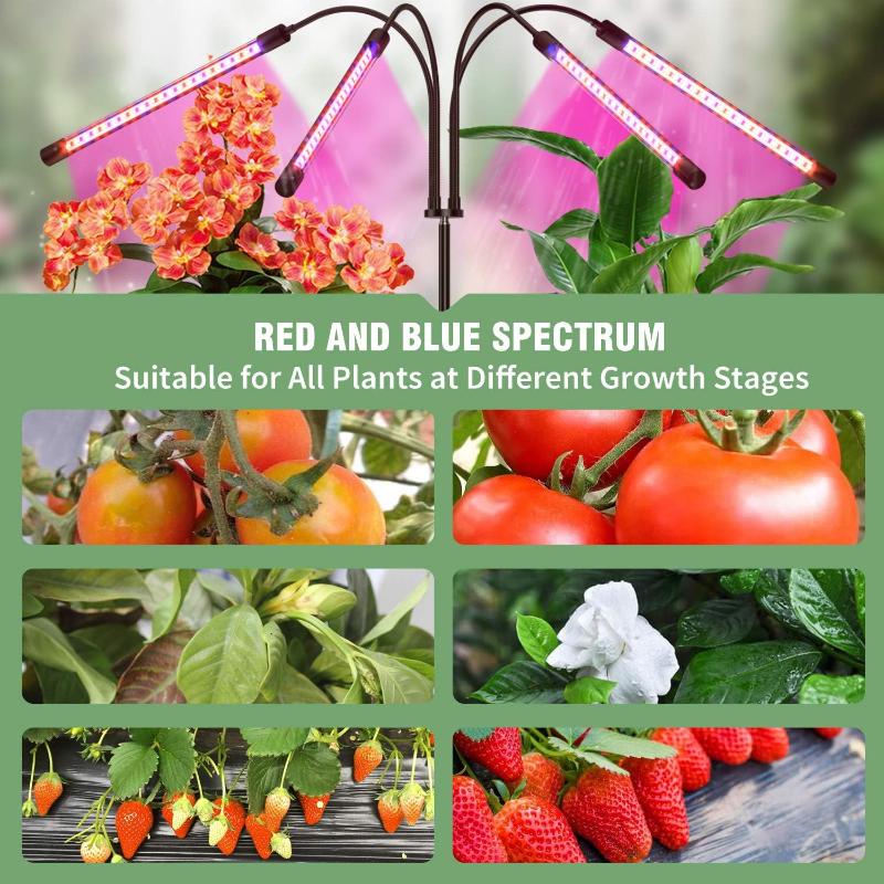 Greenhaus Gardening Full Spectrum Grow Light with Adjustable Tripod Stand