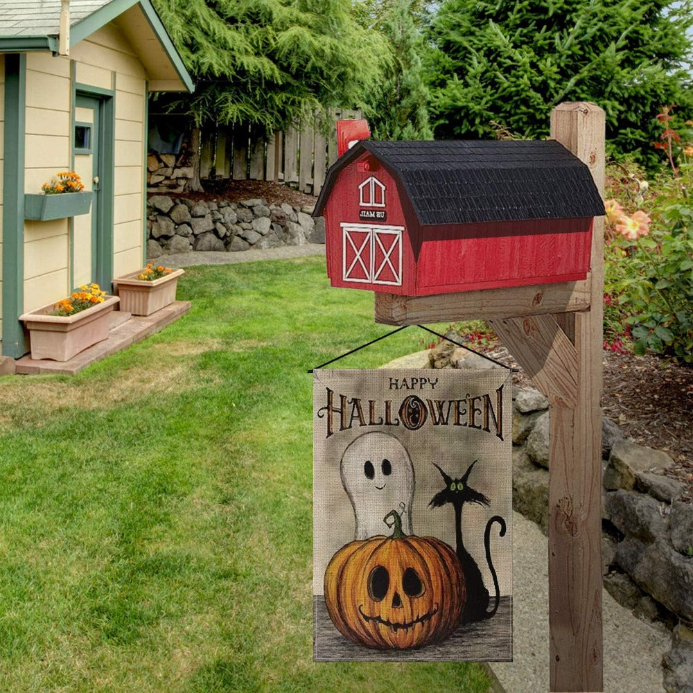 Greenhaus Gardening Halloween Vertical Garden Flag for Outdoor Décor