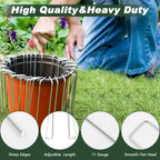 Greenhaus Gardening Heavy-Duty U-Shaped Garden Stakes, 50 Pack