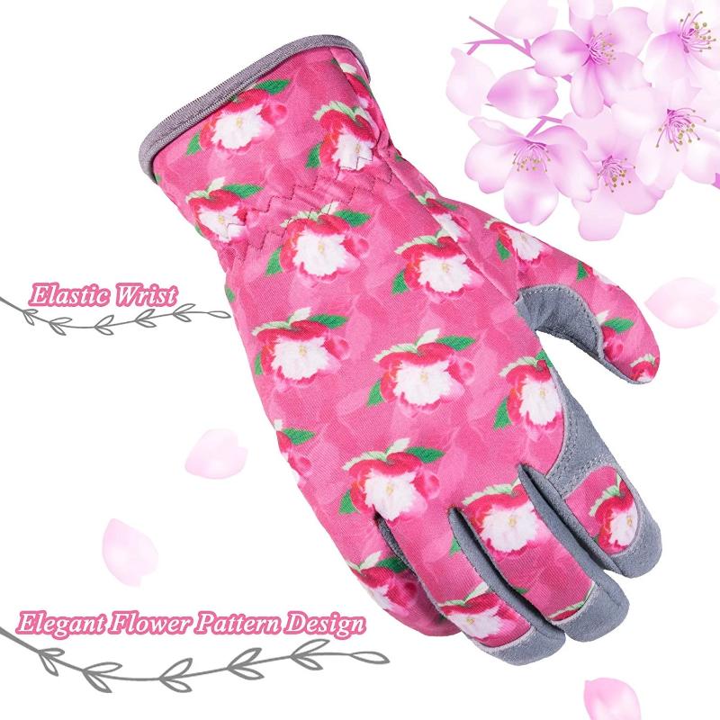Greenhaus Gardening Multi-Purpose Leather Gardening Gloves