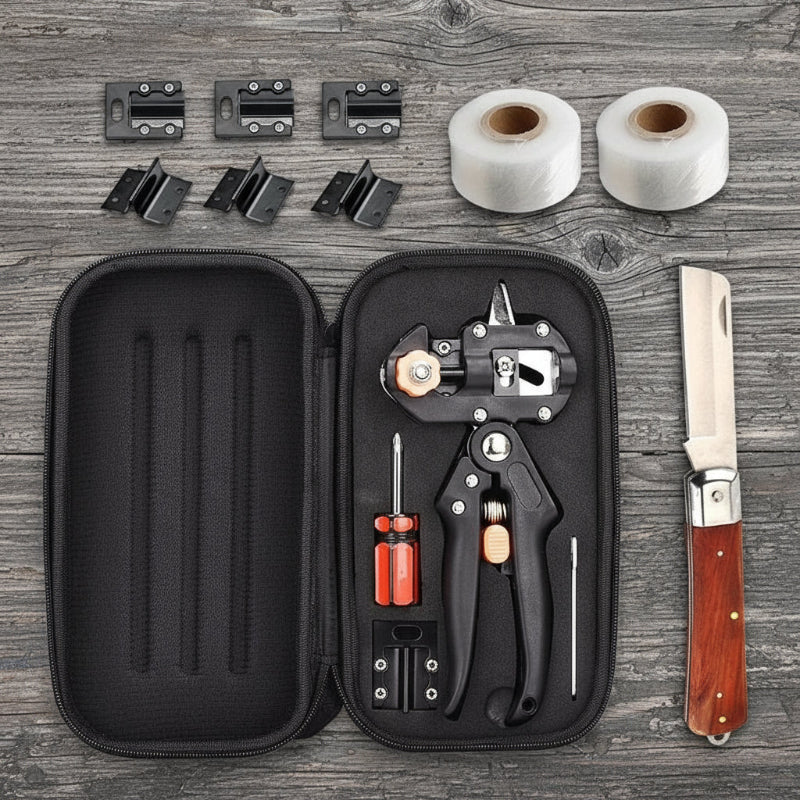Greenhaus Gardening 2-in-1 Grafting and Pruning Tool Set for Plant Propagation