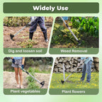 Greenhaus Gardening 2-in-1 Weed Puller Tool with 60-Inch Adjustable Handle