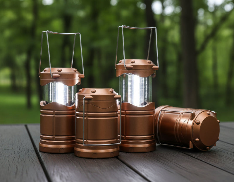 Greenhaus Gardening Water-Resistant LED Lantern for Camping and Emergencies