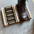 Greenhaus Gardening Heavy Duty Boot Brush Cleaner for Garden and Work Shoes