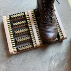 Greenhaus Gardening Heavy Duty Boot Brush Cleaner for Garden and Work Shoes
